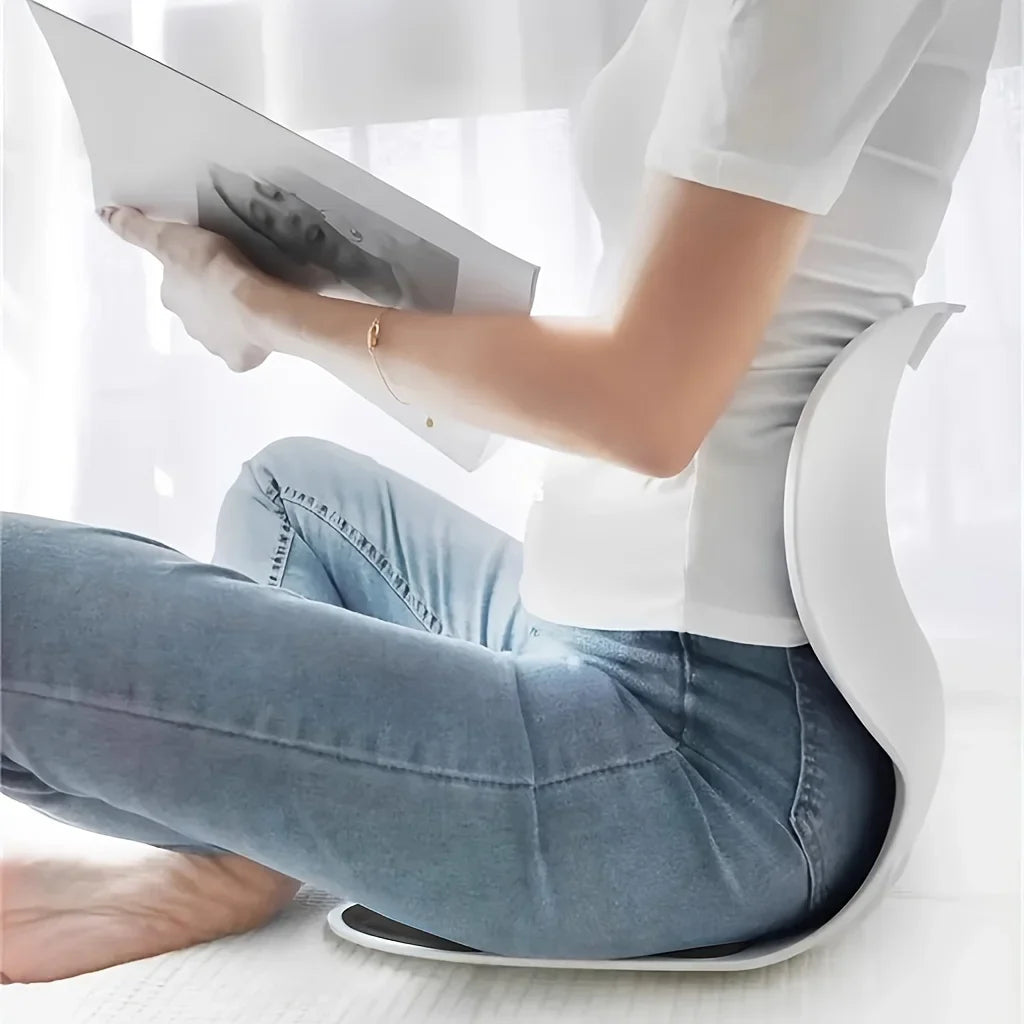 Ergonomic Lumbar Support Pillow — Anti-Fatigue Back Cushion for Study & TV, Breathable Washable Nylon Cover, Multi-Purpose