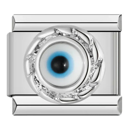 Hapiship 2024 Eye Moon Star Fish Spider Poker Queen Charm – Italian Links for 9mm DIY Bracelet Jewelry DJ854