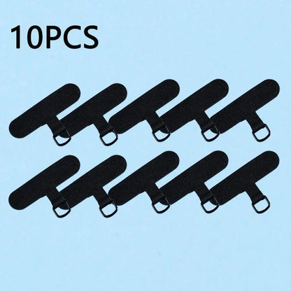 Universal TPU Anti-Lost Phone Lanyard – 10/5/1PCS Detachable Nylon Hanging Cord Strap, Card Gasket & Tether Pad