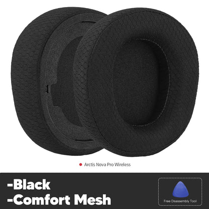 Replacement Ear Pads for SteelSeries Arctis Nova Pro Wireless – Soft Earmuff Cushions Headphone Accessories for Comfort & Noise Isolation