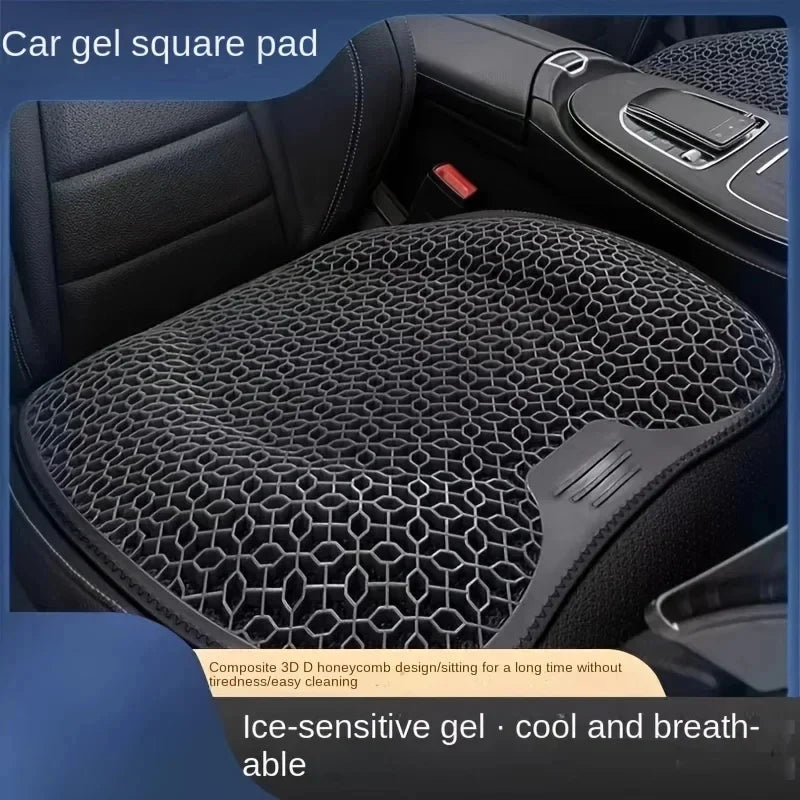 Honeycomb Gel Seat Cushion - Breathable Ergonomic Chair Pad for Car, Office & Home
