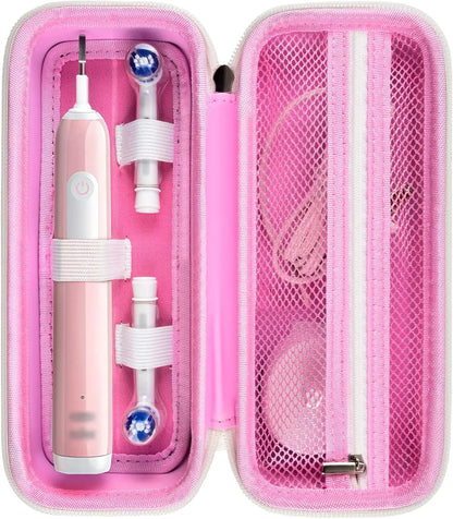 Travel Toothbrush Case – Compatible with Oral-B Pro Series & Philips Sonicare ProtectiveClean Electric Toothbrush Protective Storage Box