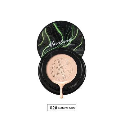 Mushroom Head Air Cushion CC Cream – Natural Moisturizing Foundation & Concealer for Oil-Control & Whitening – BB Cream Makeup Cosmetics