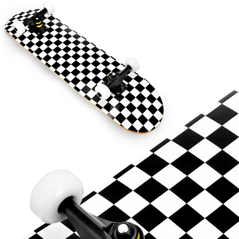 7 Layer Concave Skateboard – 31x8" Classic Trick Board for Adults, Kids & Teens