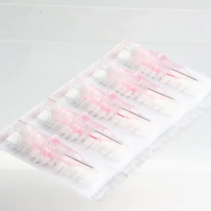 50PCS Professional 0.3MM Round Liner Tattoo Needles – Sterilized Safety Cartridges for Tattoo Machines