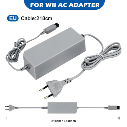 Nintend Wii AC Adapter 100-240V 12V 3.7A – EU/US Plug Wall Charger Power Supply