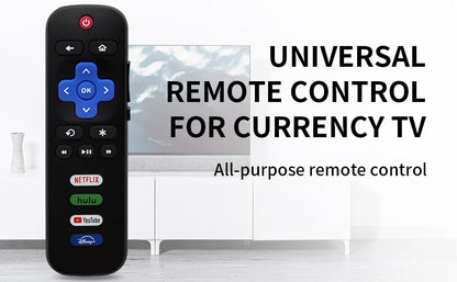 RC280A Replacement Remote for Roku TV, Compatible with TCL, Hisense, Onn, and Philips (Not for Stick or Box)