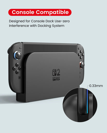Tempered Glass Screen Protector for Nintendo Switch 2 (2025) — Ultra Clear 9H Hardness, Anti-Fingerprint, NS2 Protective Film