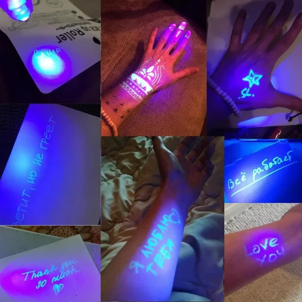 12-Pack Invisible Ink Spy Pens with UV Light — Magic Markers for Secret Messages, Party Favors & Kids’ Gifts