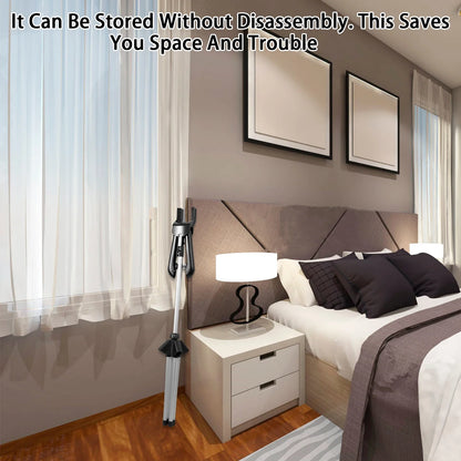 Telescopic Steamer Stand: Height Adjustable Rack for Effortless Garment Steaming - Foldable and Convenient Standing Hanger