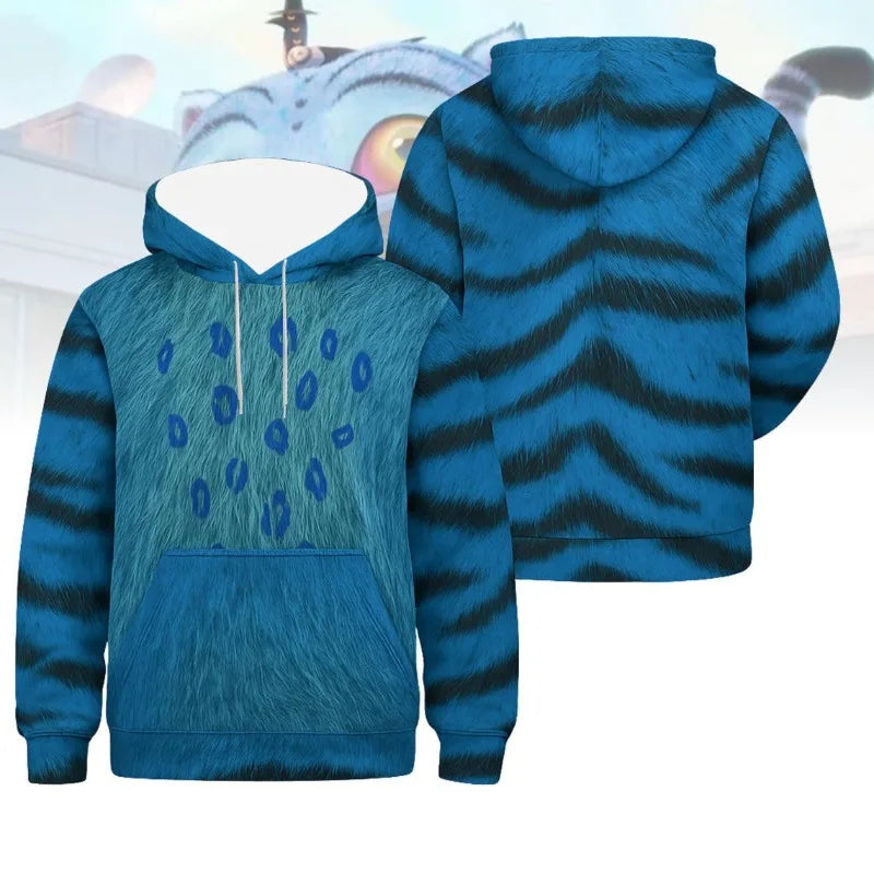 Women's Derpy Printed Hoodie – Autumn Winter KPop Demon Hunters Cozy Pullover for Daily Wear & Street Style