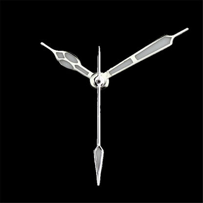 High-Quality Vintage Watch Hands - Polished BGW9 & C3 Luminescent Blue/Green Pointer for Seiko NH35/NH36 Movement Conversion