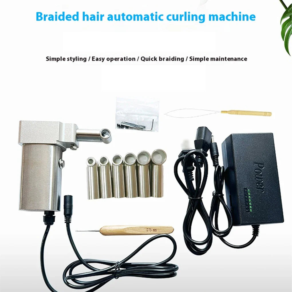 2025 New Instant Dreadlock Hair Making Machine — Easy DIY Semi-Automatic Dreadlock Tool, Long Hair, UK/AU/US Plug