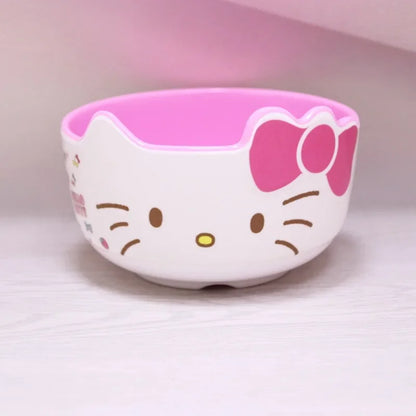 Sanrio Hello Kitty Cartoon Soup Bowl – Cute Anti-Drop Kitchen Tableware, Creative Instant Noodle Bowl Accessory