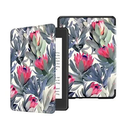 Leather Auto Sleep Case for Kindle Colorsoft Signature Edition (1st Gen, 7") & Paperwhite 12th Gen Protective Cover Funda