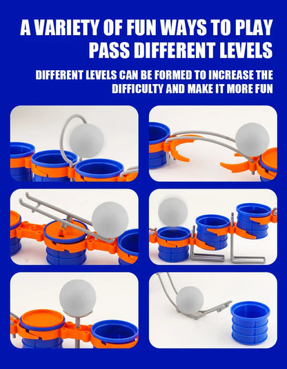 Children’s Cup Jump Ball Board Game — Lung Vitality & Sensory Exercise Toy for Parent-Child Fun, Boys & Girls