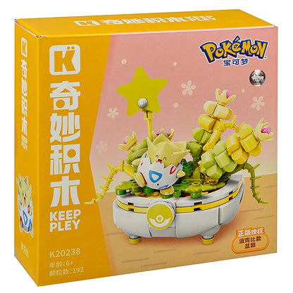 New Anime Pokémon DIY Building Block Toys – Pikachu, Sylveon, Togepi Cartoon Figures for Home Decoration