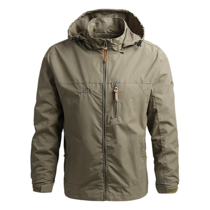 Men's Autumn Windbreaker Jacket – Oversized Windshield Coat for Spring & Outdoor Work Wear