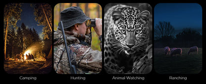 10X Digital Night Vision Binoculars | 9-Level Infrared, 600M Visibility in Darkness with 5000mAh Rechargeable Battery
