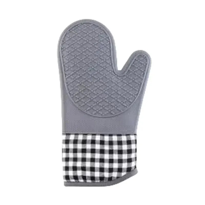 Silicone Insulated Kitchen Glove – Anti-Slip, Thickened, Heat-Resistant & Anti-Scalding
