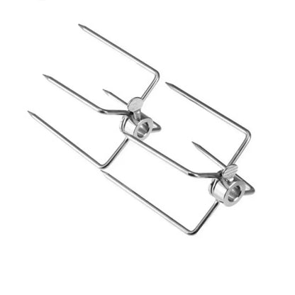 Electric BBQ Grill Spit Roaster – Outdoor Rotisserie Kit with 120cm Long Cable for Barbecue Grilling