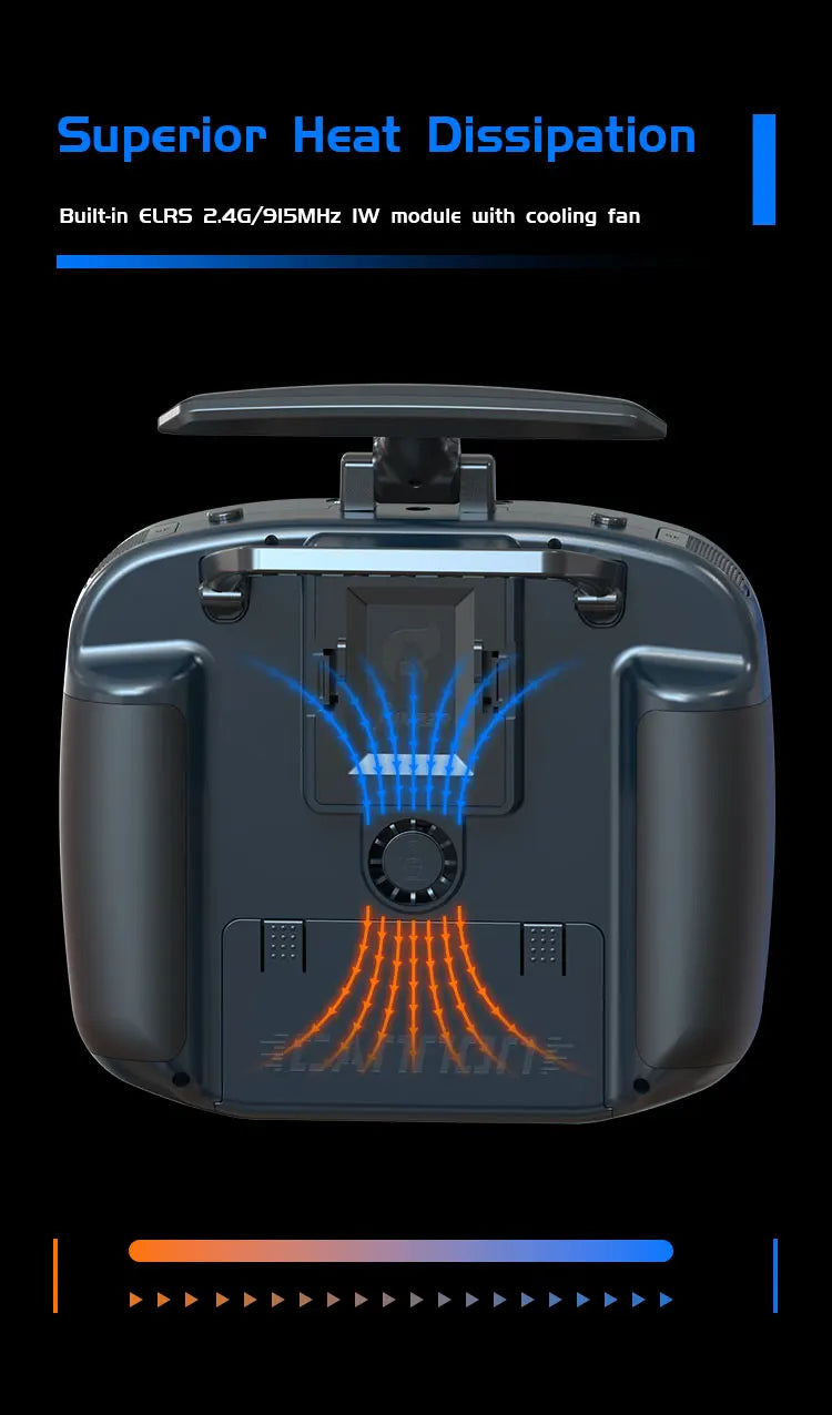 Jumper T14 ELRS Remote Control – 2.4GHz/915MHz, 1W, CNC Hall Sensor Gimbals, OLED Display for FPV Drone