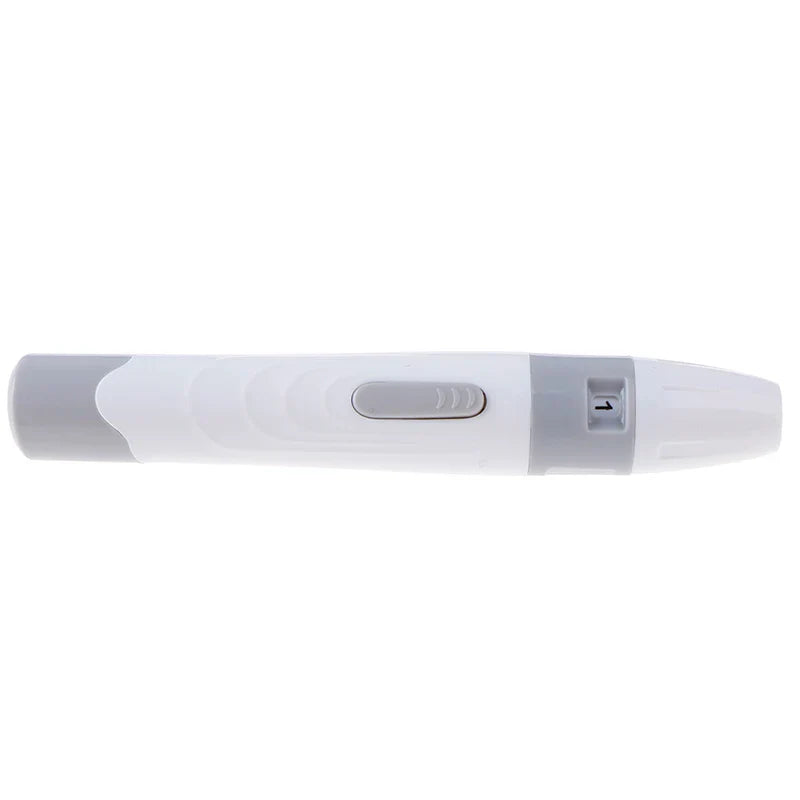 Lancet Pen Lancing Device for Diabetics – Adjustable Depth Blood Sampling Tool for Safe and Easy Glucose Testing