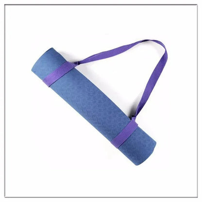 Adjustable Yoga Mat Strap – Shoulder Carrier for Exercise, Fitness & Stretch, 165cm x 3.8cm