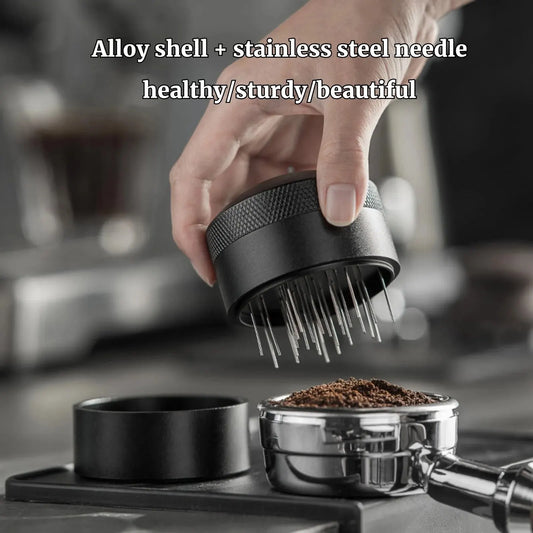 Espresso Stirrer WDT Tool – Coffee Distribution Tool for 51mm, 53mm, 54mm, 58mm Portafilters – Powder Stirring Tool