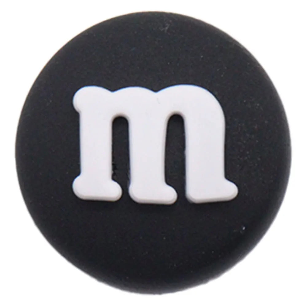 Single PVC Shoe Charm – Kawaii Black Coffee Heart Garden Button for Shoes & Wristbands