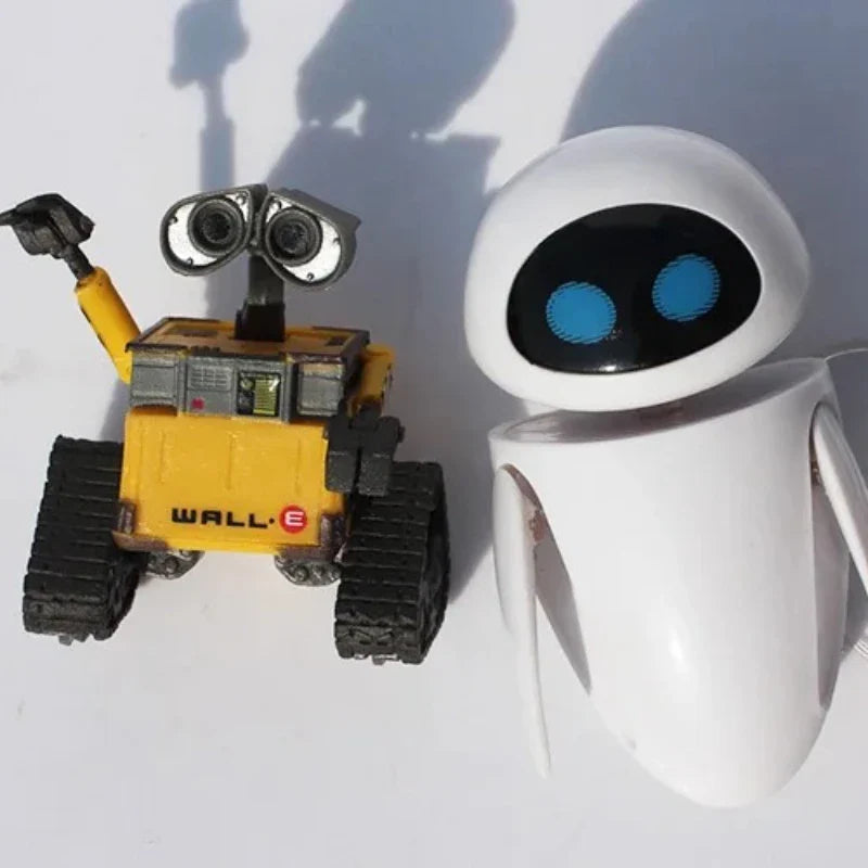 Disney Pixar Wall-E & Eva Action Figures – PVC Robot Toy Collectible for Kids Birthday Gift