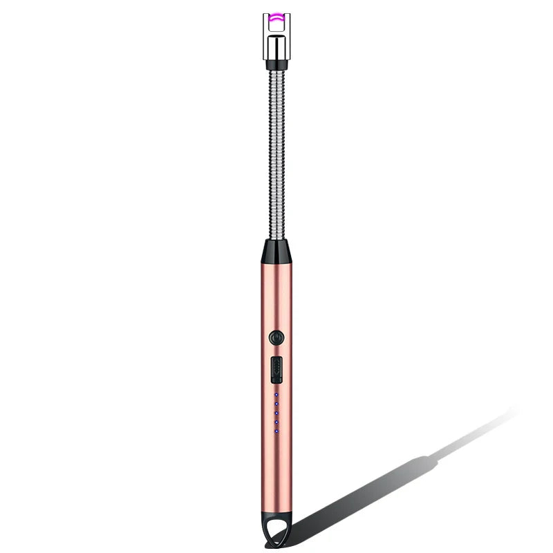 USB Rechargeable Windproof Arc Lighter – Electric Plasma Ignition Tool for Gas Stoves, Candles, BBQ & Outdoor Camping Use