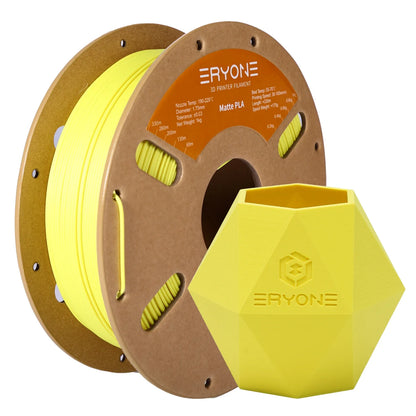 ERYONE Matte PLA Filament 1.75mm – 1KG High-Quality Spool for 3D Printing, Fast Shipping