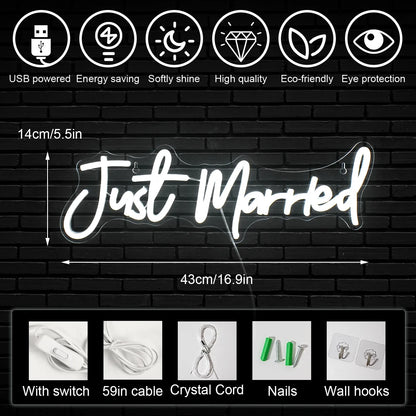 Better Together Neon LED Sign – Home, Wedding & Bar Wall Decor for Bedroom, Party & Gift