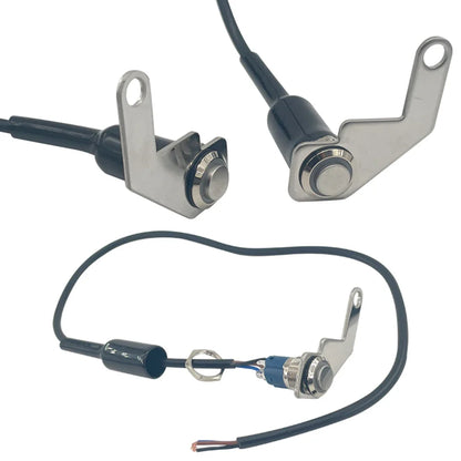 12V LED Waterproof Motorcycle Handlebar Switch – Manual Reset Button