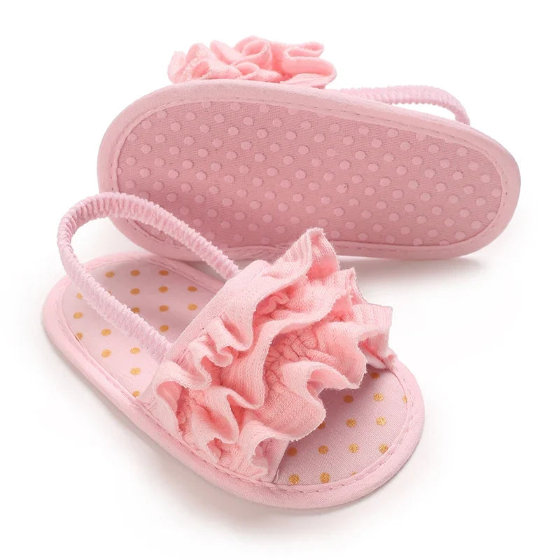Baby Girls’ Pink Walking Shoes - Comfortable First Shoes for 0–12 Months, Spring & Autumn Footwear