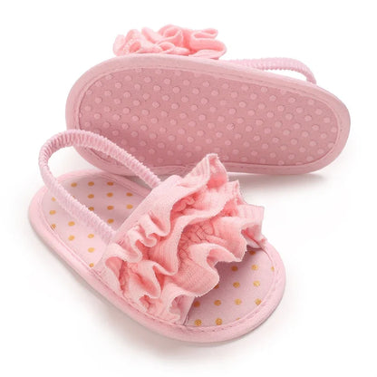 Baby Girls’ Pink Walking Shoes - Comfortable First Shoes for 0–12 Months, Spring & Autumn Footwear