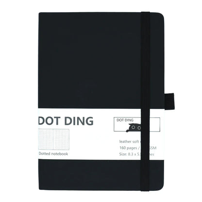 A5 Softcover Dotted Notebook – Kawaii Notepad, Weekly Planner, Diary for Students & Office Supplies