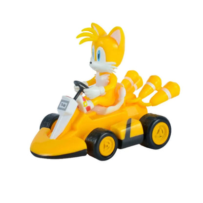 Anime Sonic the Hedgehog Pull Back Car Toy — Cartoon Figure Model, Kids Gift, Party & Home Decoration