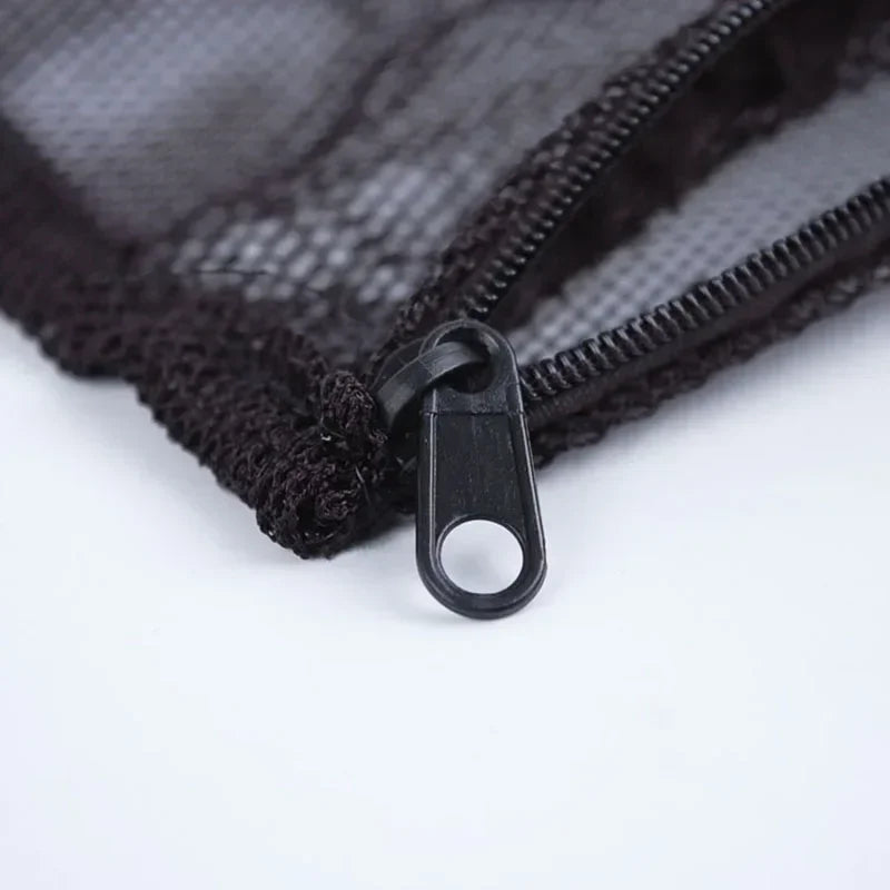 10Pcs Mesh Filter Net Bags – Aquarium Pond Bio Ball, Carbon Media & Ammonia Isolation Bags, White & Black