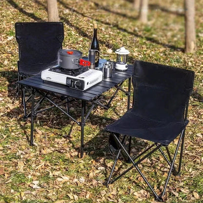 Outdoor Folding Chairs – Metal Camping & Fishing Chairs, Portable Hiking, Picnic, Beach, and Moon Sketching Stools for Tourists