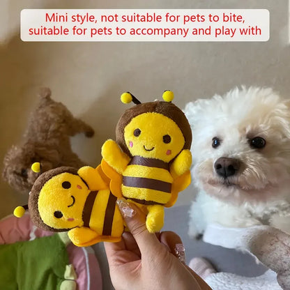 12cm Bee Plush Doll – Cute Small Pendant for Festival Decorations, Gifts & Bag Charm