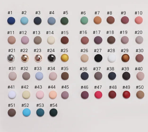 8pcs Hijab Magnetic Pins - Matte Magnet Brooch Buttons for Women Headscarf Shawl Accessories Mixed Colors