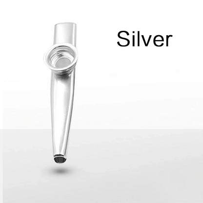 Lightweight Aluminum Alloy Kazoo – Simple Design Musical Instrument for Guitar Players & Music Lovers