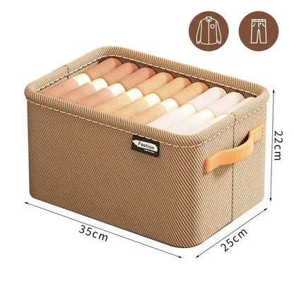 Thick Clothes Organizer Storage Box — Drawer Cabinet for Pants, Sweaters, Jeans, and Wardrobe Clothes