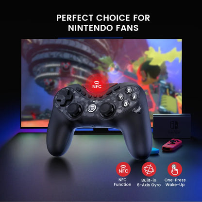 GameSir Tarantula Pro Switch Controller | Hall Effect Gamepad with 9 Programmable Buttons for Nintendo Switch, iPhone & Android