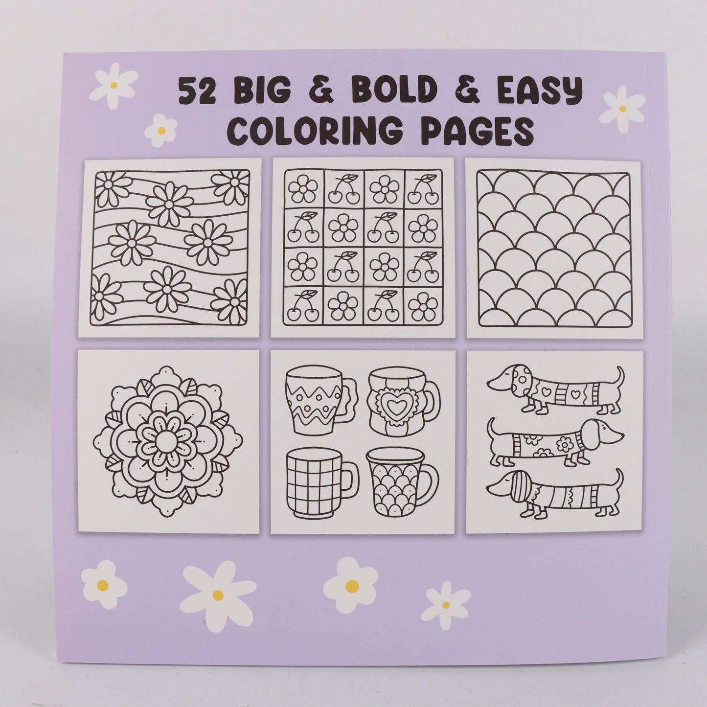 Into the Garden Coloring Book for Adults & Teens - Bold & Simple Designs with Plants, Flowers & Cute Animals