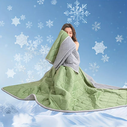 Ultra-Soft Summer Cooling Blanket – Lightweight Breathable Easy-Care Cooling Comfort for Hot Sleepers & Pillows