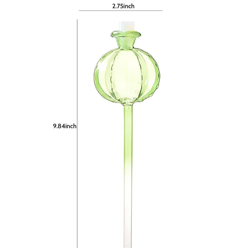 Glass Automatic Plant Watering Bulbs – Lightweight Flower Dripper for Houseplants, Easy Drip Irrigation System