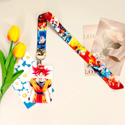 Dragon Ball Anime Lanyard – Credential Holder for Key, Card, Badge & Gym Keychain Accessories Gift